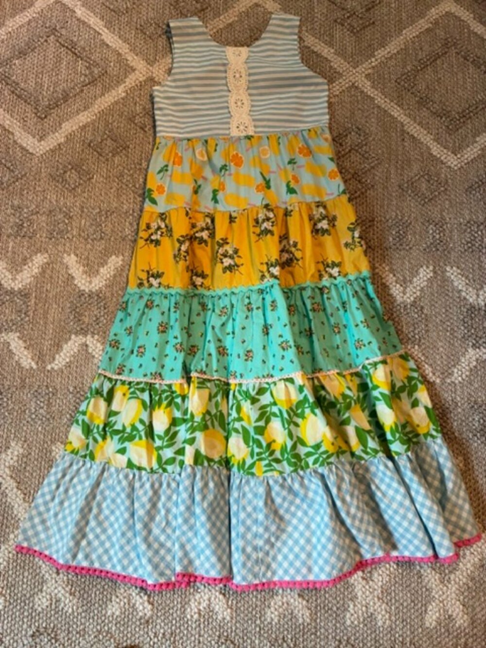 MATILDA JANE Brilliant Daydream Sweet Trip Maxi Dress. Girl’s size 8